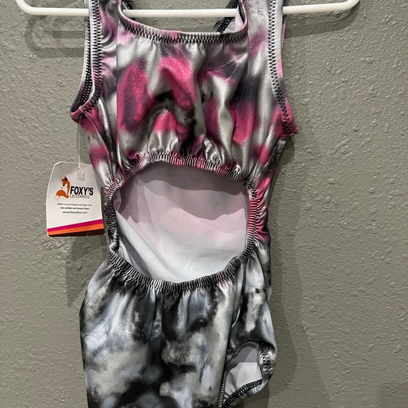 FOXYS LEOTARDS GYMNASTICS LEOTARD KIDS SIZE 7 - Picture 4 of 5